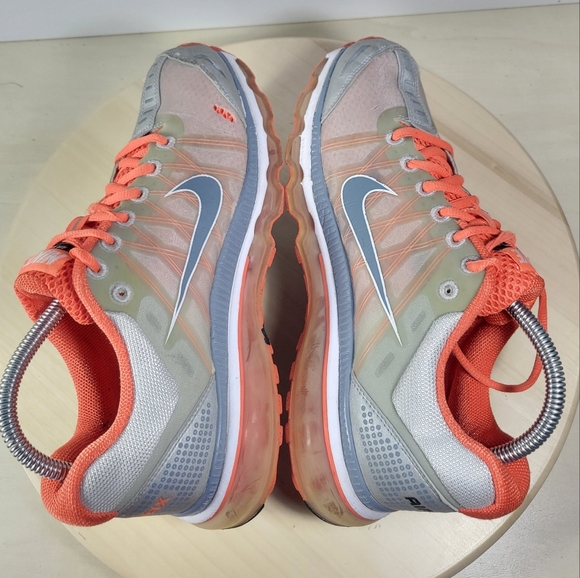 Nike Grey Orange Air Max 2009 Running Sneakers 354750-002 Women's Size 8.5 - Picture 6 of 14